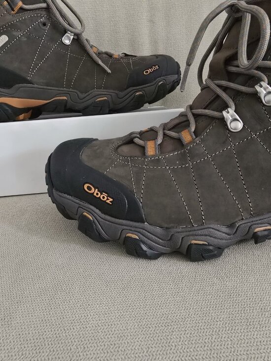Oboz Bridger Mid Waterproof Hiking Outdoor Boots Mens 13 Shoes Leather B-Dry main image 11